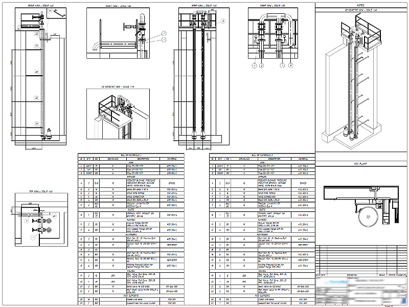 ORTHOGRAPHIC DRAWING - LIFTING STATION#1