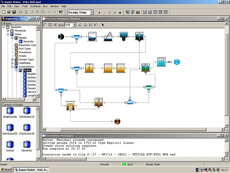 SIMULATORE DI PROCESSO - FINESTRA DI COMANDO#2