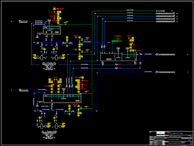 P&ID - PHYSICAL CHEMICAL PRETREATMENT 