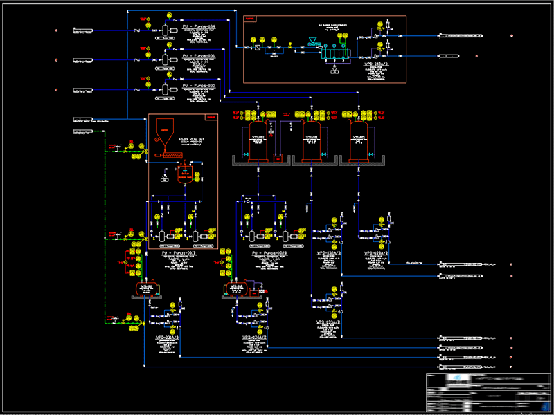 P&ID - CHEMICALS STORAGE AND METERING