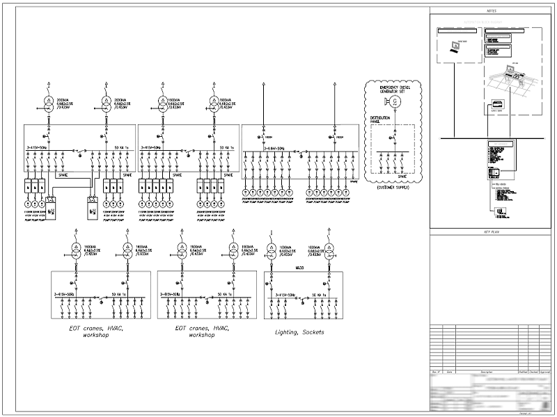 ELECTRIC SINGLE LINE DIAGRAM