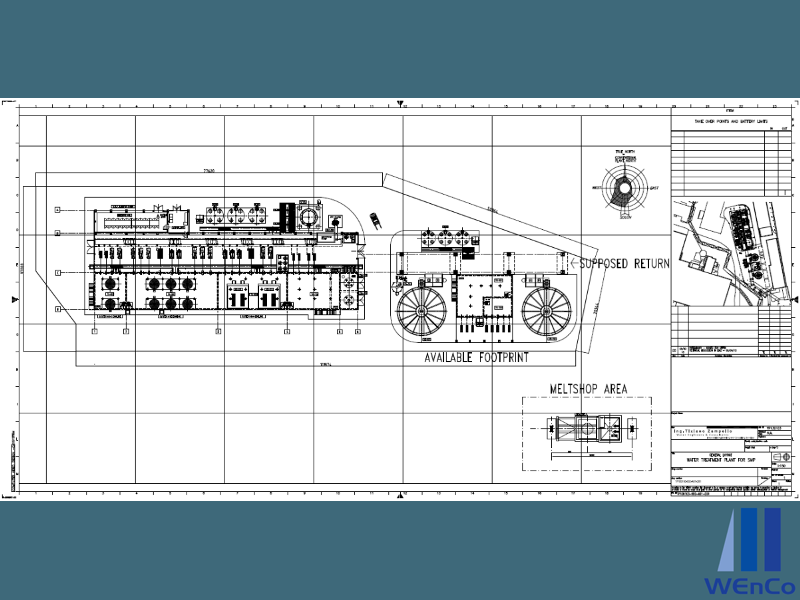 WTP GENERAL LAYOUT - STEELMAKING PLANT#1