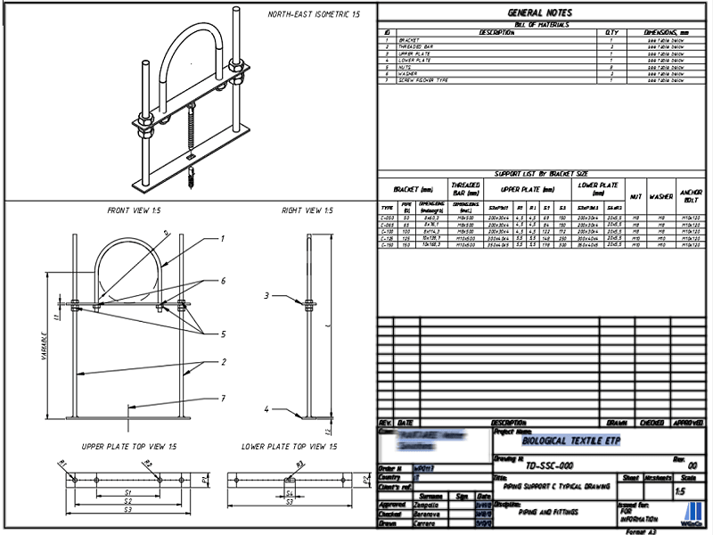 DISEÑO DE SOPORTE DE TUBERÍAS#1