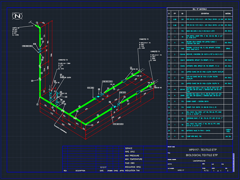 ISOMETRIC DRAWING - AIR LINE#1