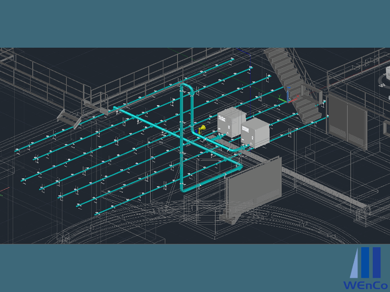 MODELADO 3D - RED DE AIRE COMPRIMIDO#1