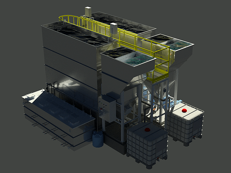 INDUSTRIAL RENDERING - COUPLED PILOT PLANT