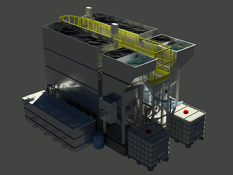 RENDERING INDUSTRIALE - IMPIANTO PILOTA 